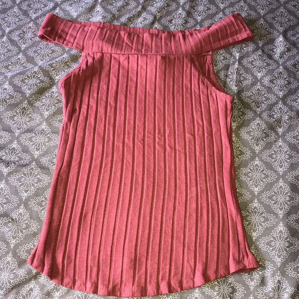 Off the shoulder tank